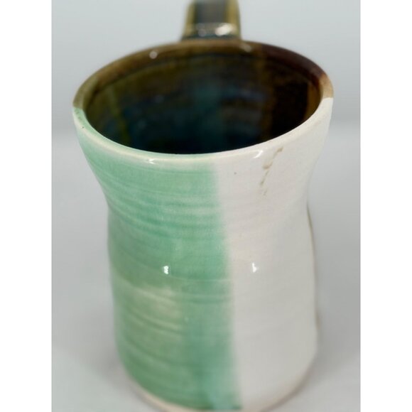 Greenhill Pottery Handmade‎ Multicolor Pottery Mug 12 Oz Made in North Carolina - Picture 2 of 7